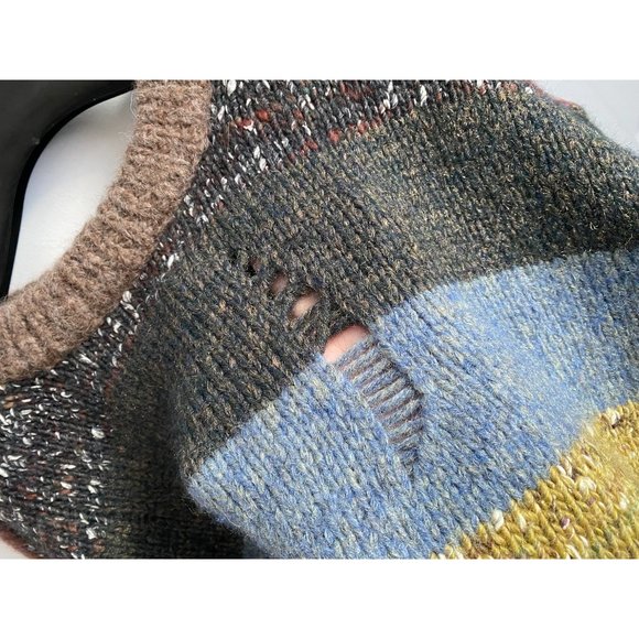 Raquel Allegra Striped Crew Neck Sweater, size "0" (fits like size S/M) - Picture 4 of 10